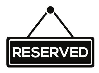 reserved just engaged